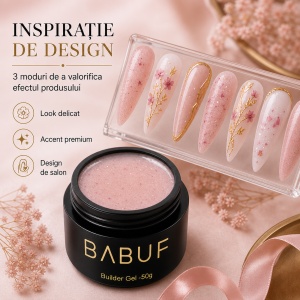 Gel de Constructie Flori Uscate | Milky Petals | BGFU1 | 50g - Img 6