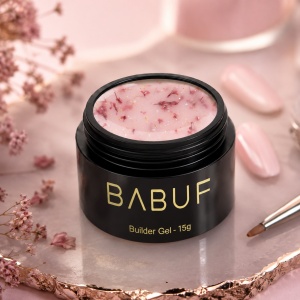 Gel de Constructie Flori Uscate | Milky Pink Petals | BGFU10 | 15g - Img 2