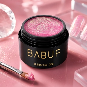 Gel de Constructie Mermaid | Fuchsia Shimmer | MBG7 | 30g - Img 2