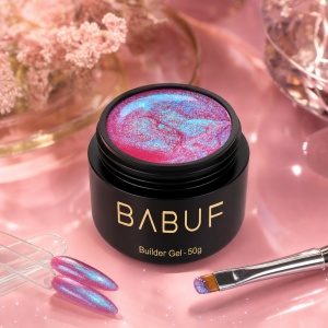 Gel de Constructie Mermaid | Hot Pink Shimmer | MBG3 | 50g - Img 2