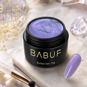 Gel de Constructie Mermaid | Lilac Shimmer | MBG5 | 15g - Img 2