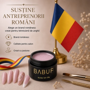 Gel de Constructie Reflectiv Autonivelant | Blush Shimmer | GBG6 | 50g - Img 8