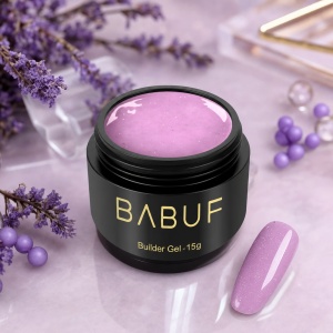 Gel de Constructie Reflectiv Autonivelant | Lavender Sparkle | GBG9 | 15g - Img 2