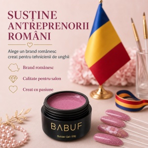 Gel de Constructie Reflectiv Autonivelant | Mauve Sparkle | GBG16 | 50g - Img 8