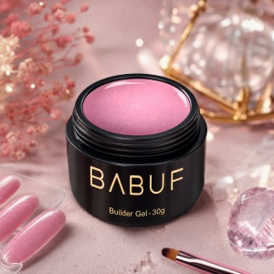 Gel de Constructie Reflectiv Autonivelant | Pink Glitter| GBG7 | 30g - Img 2