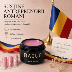 Gel de Constructie Reflectiv Autonivelant | Pink Sparkle | GBG8 | 30g - Img 8
