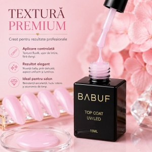Top Coat | Baby Pink Top | TCC3 | 15ml - Img 4