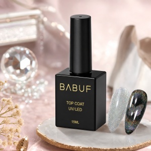 Top Coat Cat Eye | Holografic Magnetic | TCE8 | 15ml - Img 2