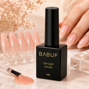 Top Coat | Peach Nude Top | TCC9 | 15ml - Img 3
