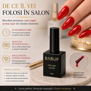 Top Coat | Red Gloss | TCC10 | 15ml - Img 7