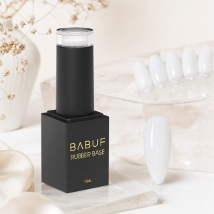 Baza Rubber | Alb Portelan | RB1 | 15ml - Img 2