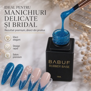 Baza Rubber | Blue Diva | RBG17 | 15ml - Img 5
