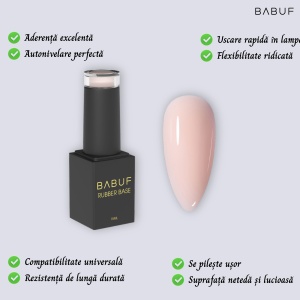 Baza Rubber | Blush Natural | RB3 | 15ml - Img 2