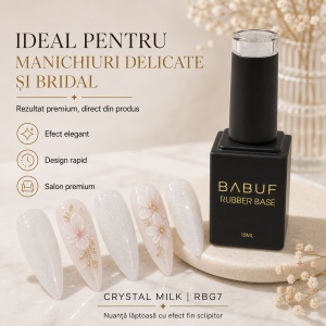 Baza Rubber | Crystal Milk | RBG7 | 15ml - Img 5