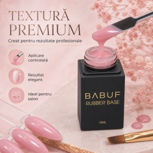Baza Rubber | Lăptic Roz | RB33 | 15ml - Img 4