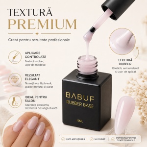 Baza Rubber | Roz Laptos | RB24 | 15ml - Img 4