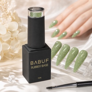 Baza Rubber | Strălucirea Matcha | RBG16 | 15ml - Img 3