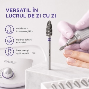 Capat Freza / Bit, Carbit | Fin | Con Rotunjit | BT11 | 6x15 mm - Img 6