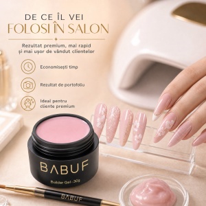 Gel de Constructie Autonivelant | Blush Veil | BG22 | 30g - Img 7