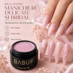 Gel de Constructie Autonivelant | Glitter Pink Cloud | BGG6 | 50g - Img 5