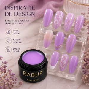 Gel de Constructie Autonivelant | Lila Pastel | BG10 | 15g - Img 6