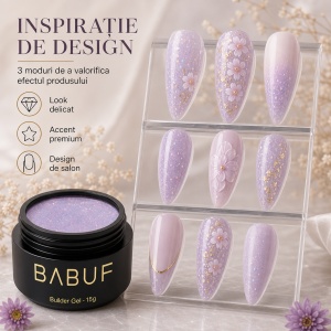 Gel de Constructie Autonivelant | Lilac Elixir | BGPA1 | 15g - Img 6