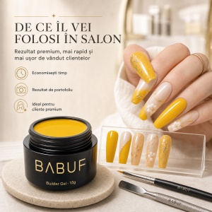 Gel de Constructie Autonivelant | Mango Yellow | BG17 | 15g - Img 7