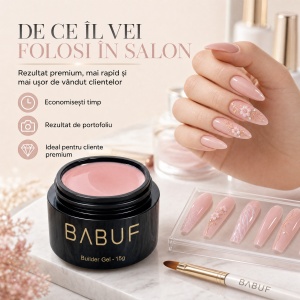 Gel de Constructie Autonivelant | Milk Blush | BG20 | 15g - Img 7