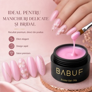 Gel de Constructie Autonivelant | Milky Pink | BG4 | 30g - Img 5