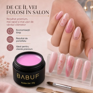 Gel de Constructie Autonivelant | Milky Pink | BG4 | 50g - Img 7