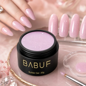 Gel de Constructie Autonivelant | Milky Pink Sparkle | BGG11 | 30g - Img 3
