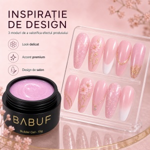 Gel de Constructie Autonivelant | Pink Glaze | BGP8 | 15g - Img 6