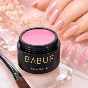 Gel de Constructie Autonivelant | Pink Serum | BG21 | 15g - Img 3