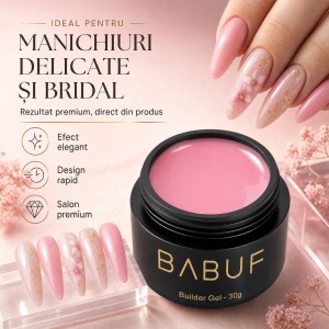 Gel de Constructie Autonivelant | Pink Serum | BG21 | 30g - Img 5