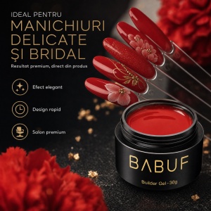 Gel de Constructie Autonivelant | Roșu În Flăcări | BG18 | 30g - Img 5
