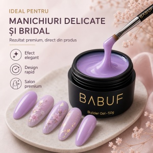 Gel de Constructie Autonivelant Smart | Lila Lăptos | SBG4 | 50g - Img 5