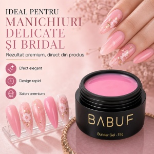 Gel de Constructie Autonivelant Smart | Pink Candy | SBG3 | 15g - Img 5