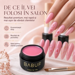 Gel de Constructie Autonivelant Smart | Pink Candy | SBG3 | 50g - Img 7