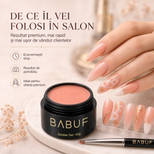 Gel de Constructie Autonivelant Smart | Soft Peach | SBG10 | 50g - Img 7