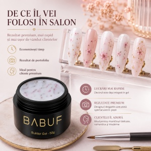 Gel de Constructie Flori Uscate | Milky Bloom | BGFU3 | 50g - Img 7
