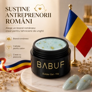 Gel de Constructie Flori Uscate | Milky Mint Petals | BGFU7 | 15g - Img 8