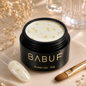 Gel de Constructie Flori Uscate | Milky Yellow Petals | BGFU9 | 30g - Img 2