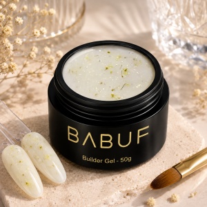 Gel de Constructie Flori Uscate | Milky Yellow Petals | BGFU9 | 50g - Img 2