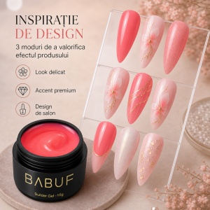 Gel de Constructie Fosforescent | Neon Coral | FBG2 | 15g - Img 6