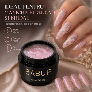 Gel de Constructie Mermaid | Coral Shimmer | MBG2 | 30g - Img 5