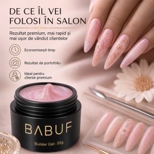 Gel de Constructie Mermaid | Coral Shimmer | MBG2 | 50g - Img 7