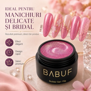 Gel de Constructie Mermaid | Fuchsia Shimmer | MBG7 | 15g - Img 5