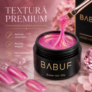 Gel de Constructie Mermaid | Fuchsia Shimmer | MBG7 | 50g - Img 4