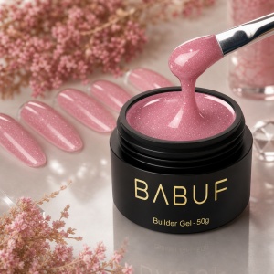 Gel de Constructie Reflectiv Autonivelant | Blush Sparkle | GBG14 | 50g - Img 3