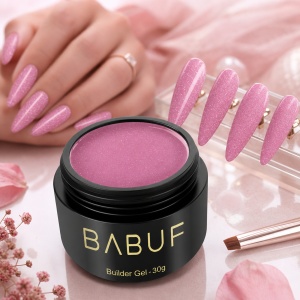 Gel de Constructie Reflectiv Autonivelant | Mauve Sparkle | GBG16 | 30g - Img 3